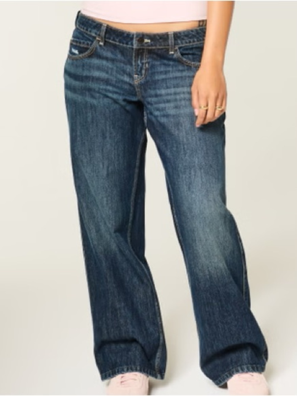 Hollister Ultra Low Rise Baggy Jeans